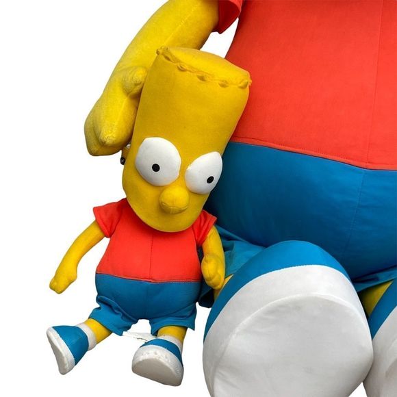 Bundle of Life Size & Mini Arcade Bart Simpson Collectors Plush (43-46” ) - Picture 4 of 10